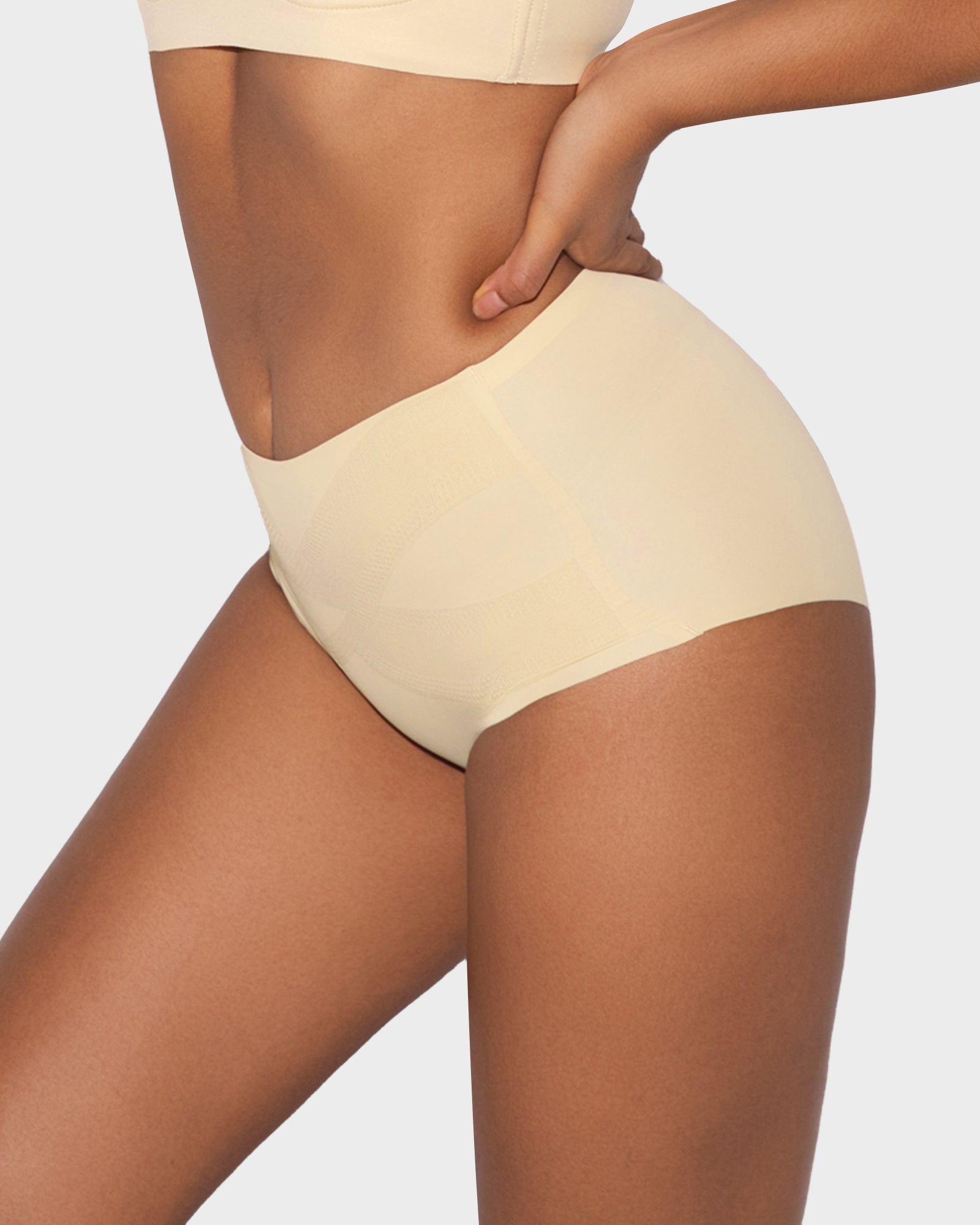 Seamless Tummy Control High-Waist Panties (5 Pack)-3