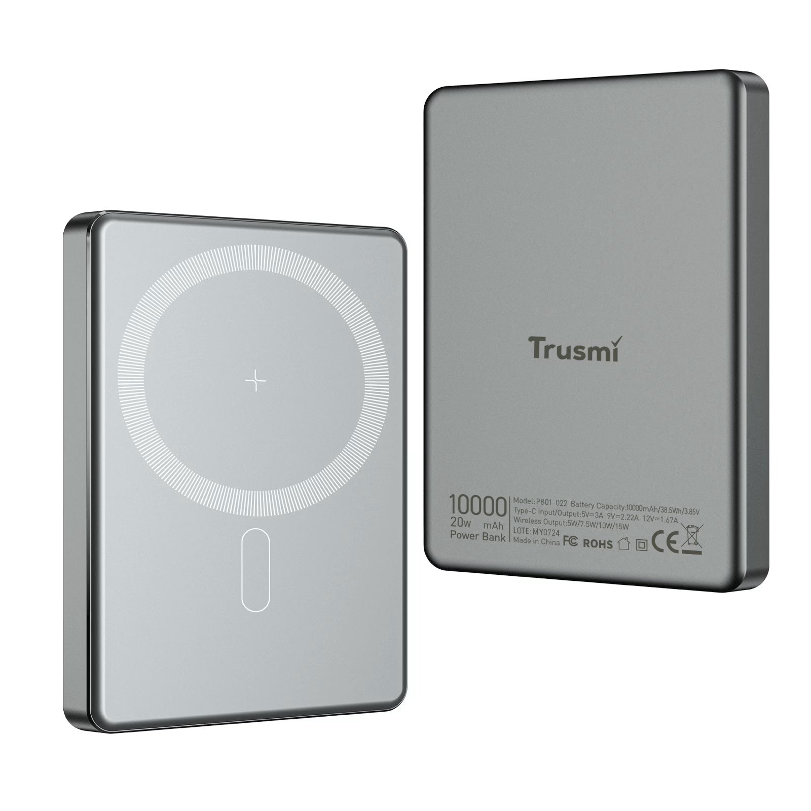 TRUSMI Portable Magnetic Power Bank 5000mAh - 10000mAh-3