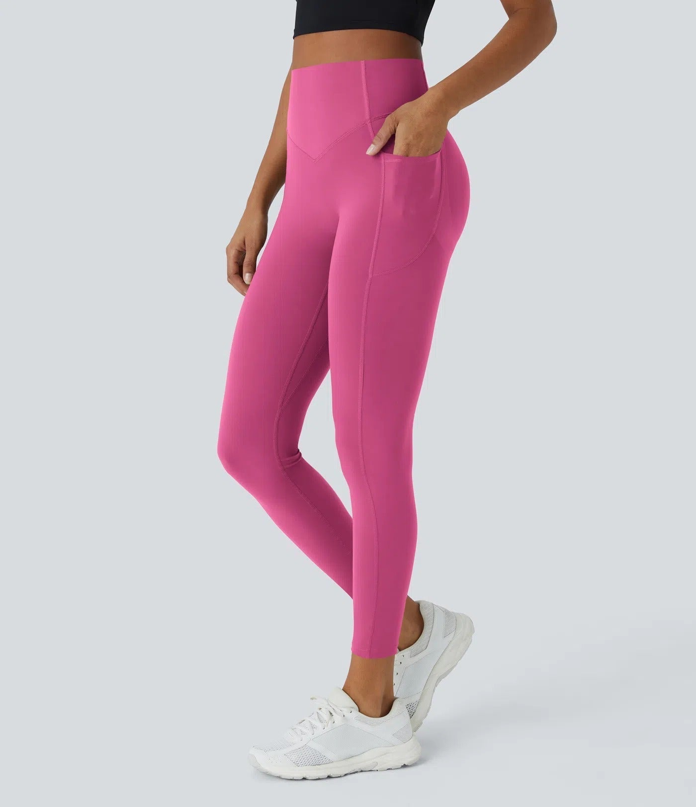 High Waisted Tummy Control Shaping Training Leggings-28