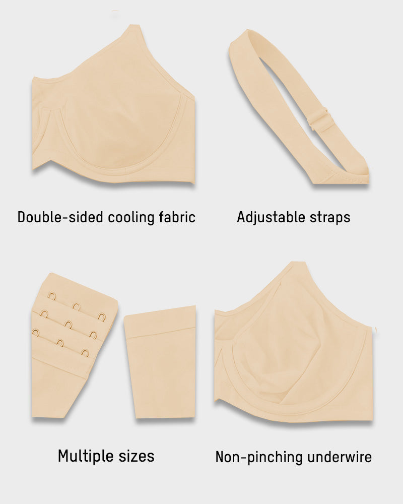 Plus Size Cooling Full Coverage Minimizer Bra-23