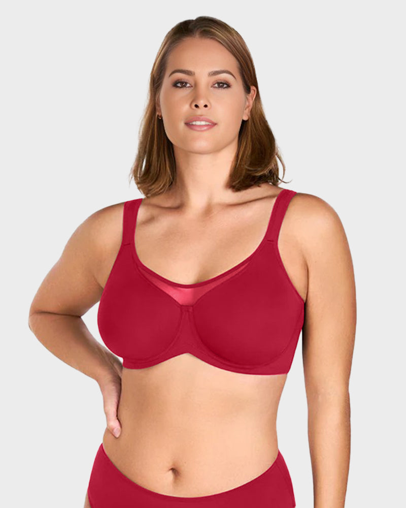 Plus Size Cooling Full Coverage Minimizer Bra-10