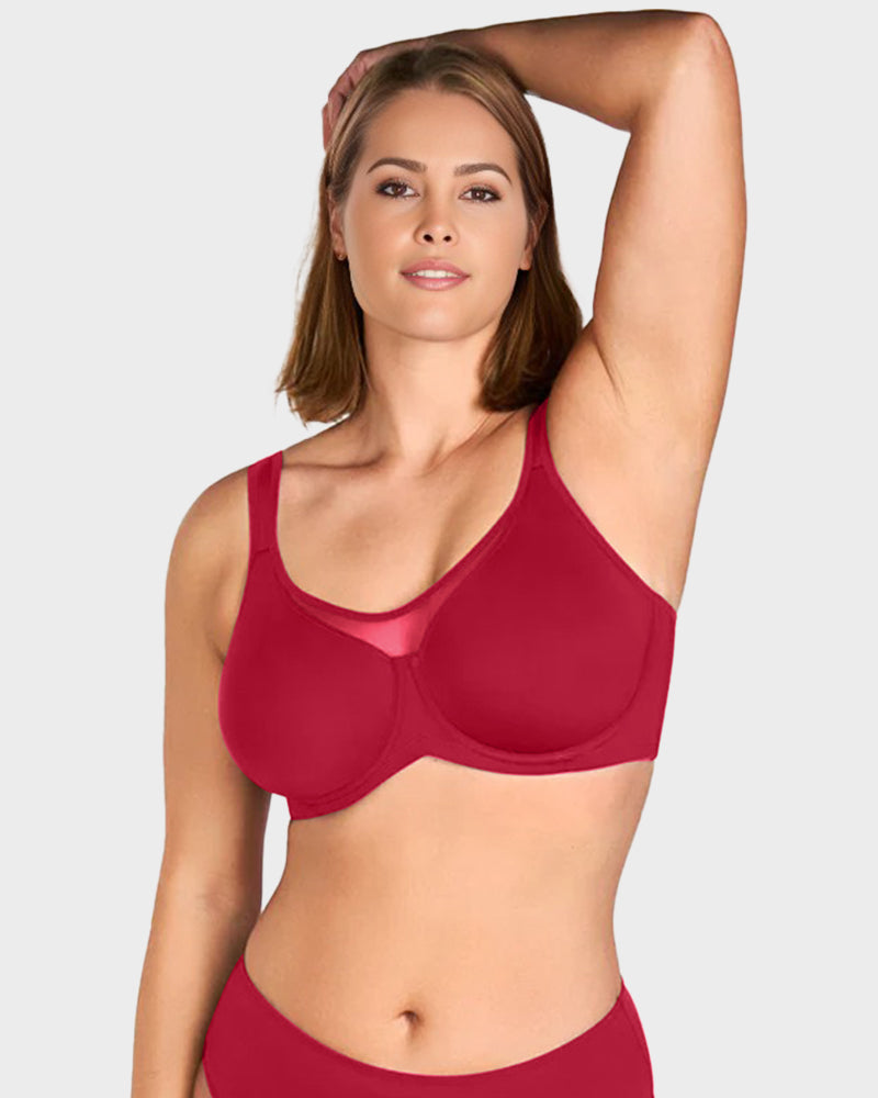 Plus Size Cooling Full Coverage Minimizer Bra-11