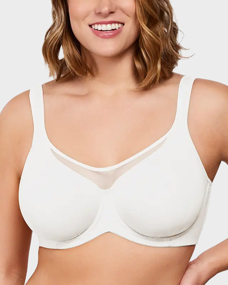 Plus Size Cooling Full Coverage Minimizer Bra-17