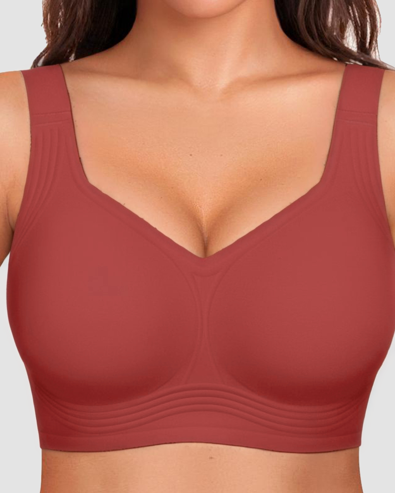 Comfortable Wireless Full Coverage Jelly Smoothing Bra-15