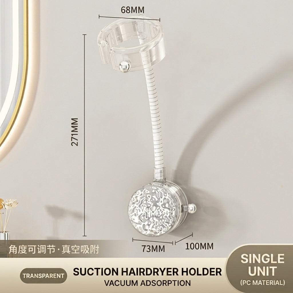 Rotating Hair Dryer Holder-6