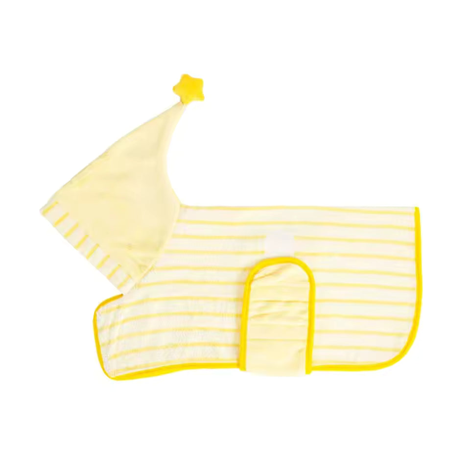 Cute Quick-drying Dog Bathrobe Absorbent Soft Puppy Robe Nightwear Pet Bathing Supplies Dog Towel for Small Large Dog-1