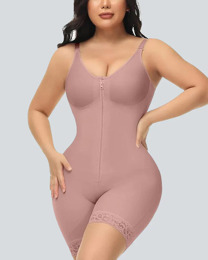 Tummy Control Butt Lifter Shaper with Zipper Crotch Fajas Colombianas-16