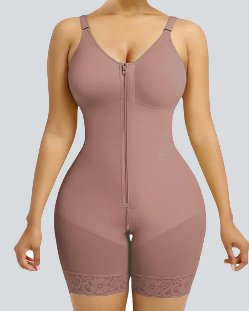 Tummy Control Butt Lifter Shaper with Zipper Crotch Fajas Colombianas-14