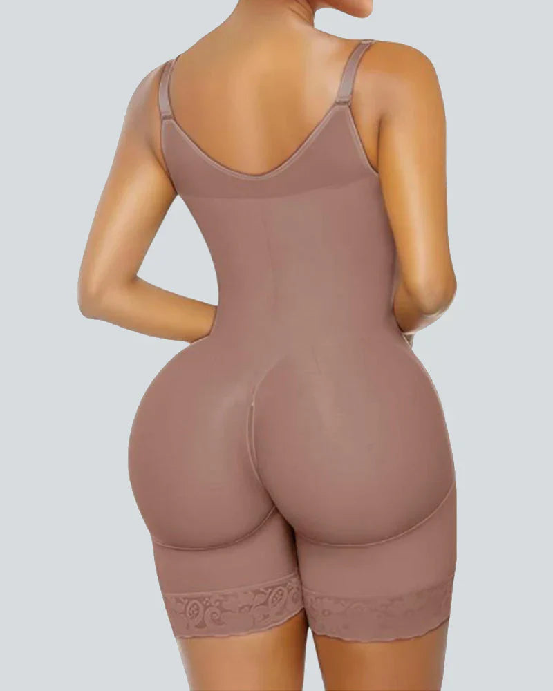 Tummy Control Butt Lifter Shaper with Zipper Crotch Fajas Colombianas-15