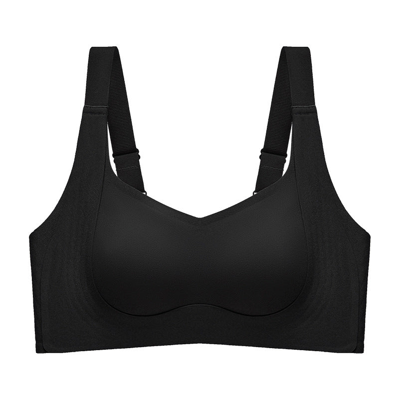 Women Wireless Push Up Jelly Bra Supportive Seamless Bras-10