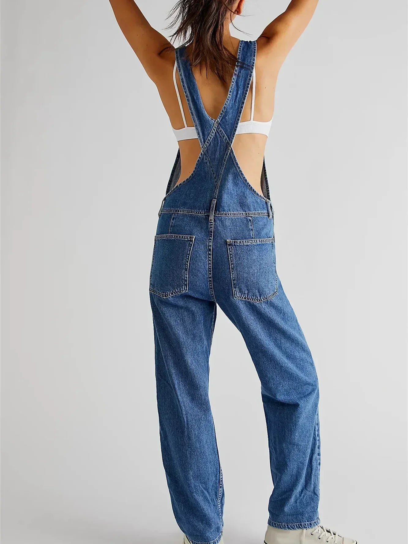 Riley | Classic Bib Denim Overalls-2