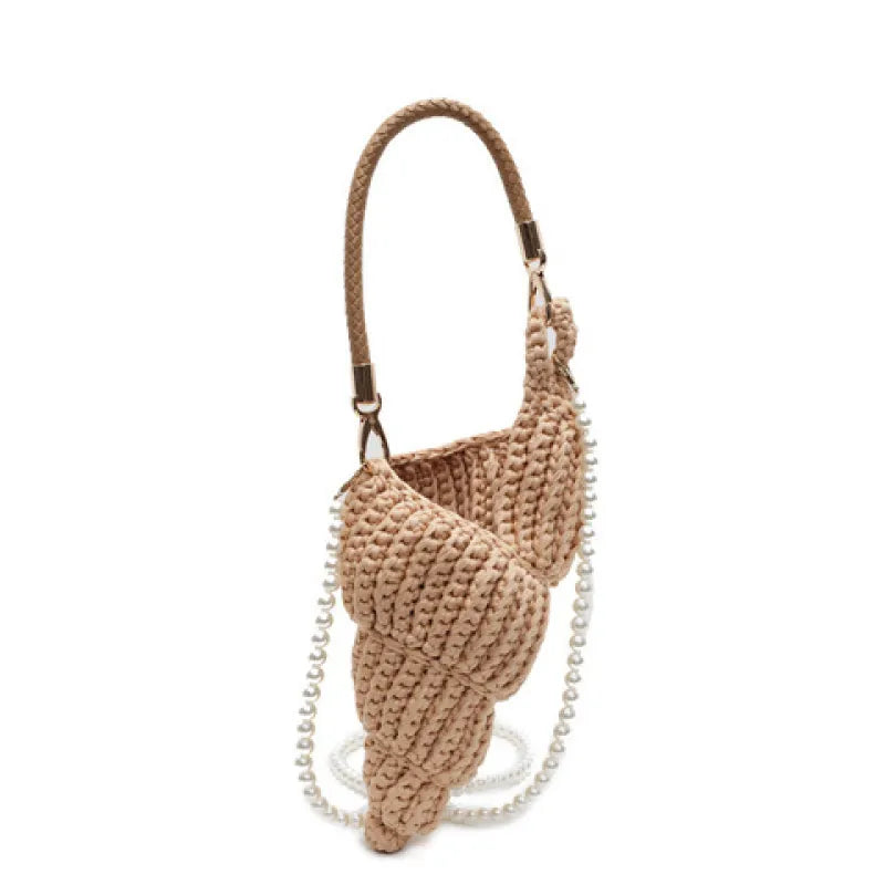 Khaleesi | Handwoven Conch Shell Crossbody Bag-3