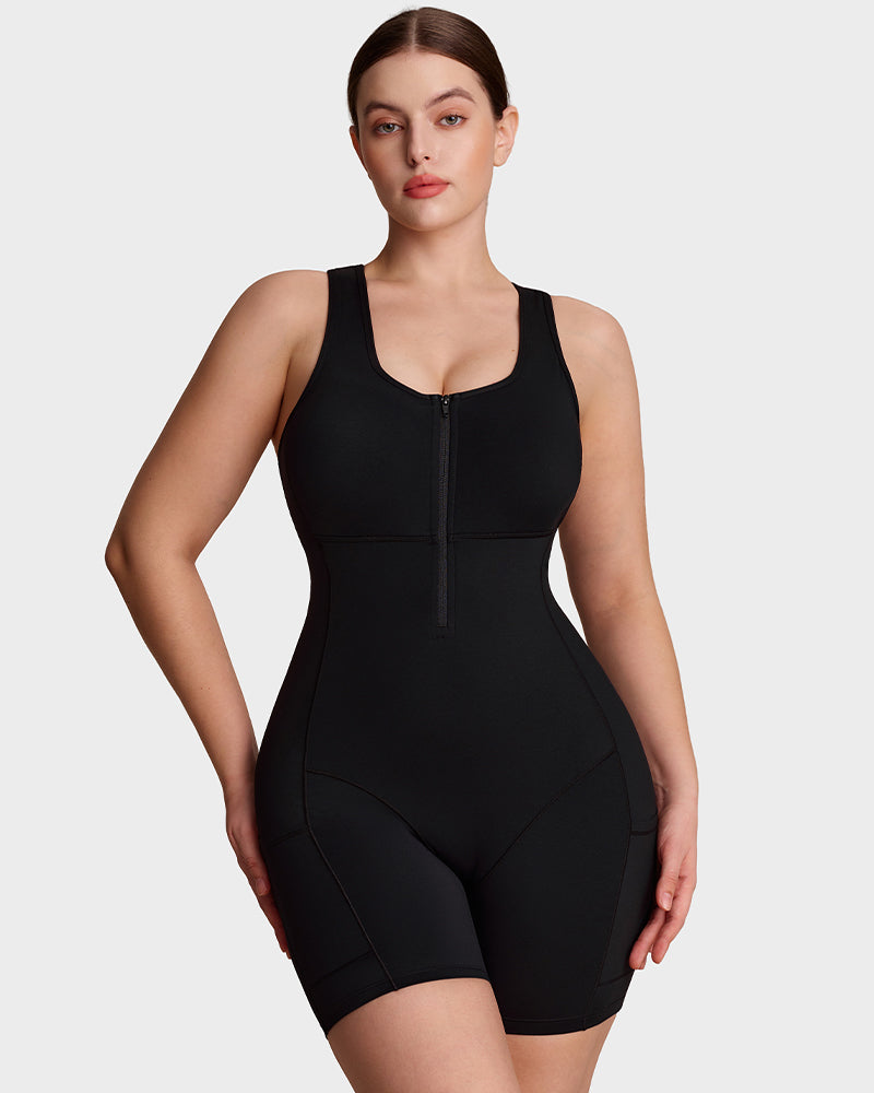 Sculpt & Sweat Sauna Workout Romper-7