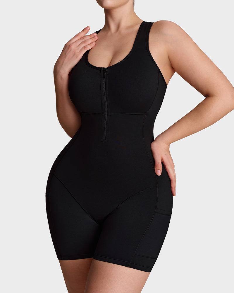 Sculpt & Sweat Sauna Workout Romper-14