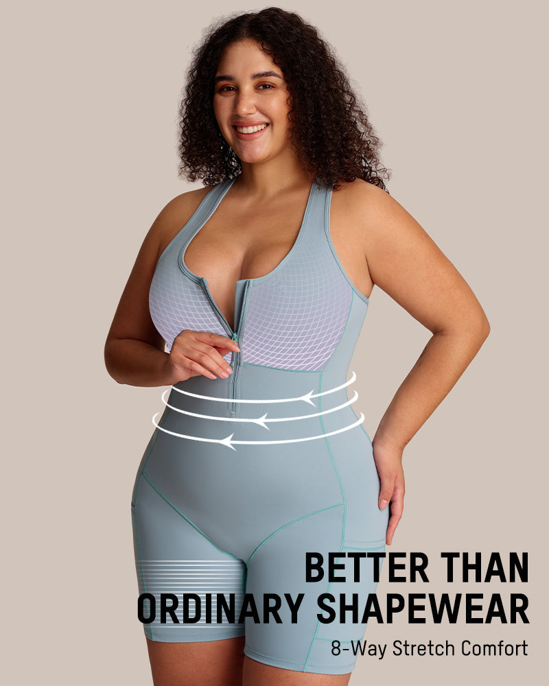 Sculpt & Sweat Sauna Workout Romper-5