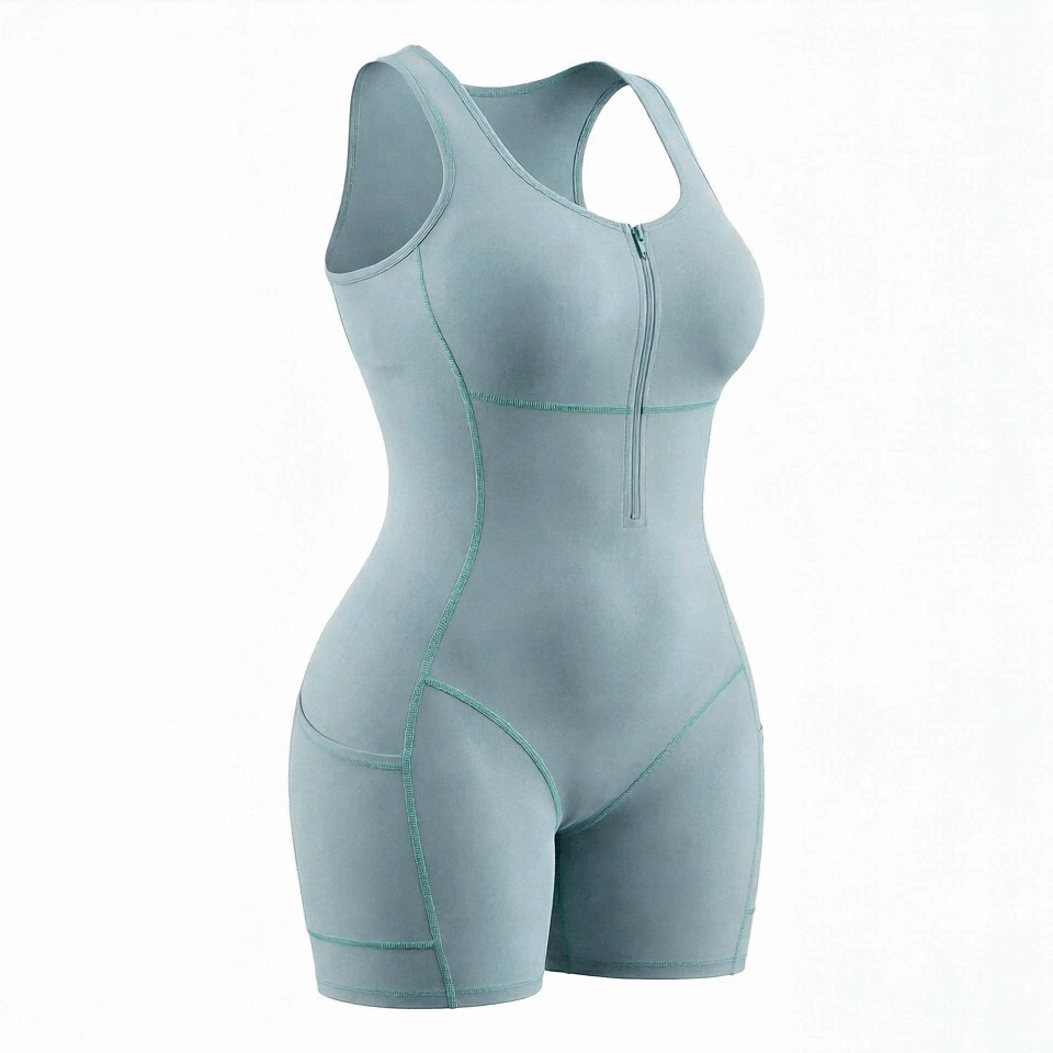 Sculpt & Sweat Sauna Workout Romper-12
