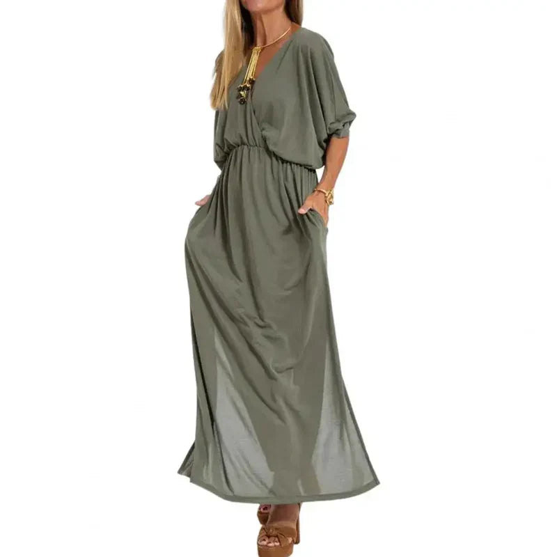 ISABELLA | Long Flowing Dress with Unique Style for Every Occasion-1
