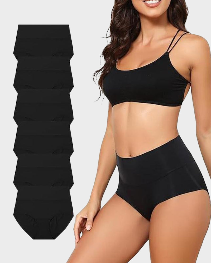 Seamless High-Waist No Show Comfort Panties (6 Pack)-4