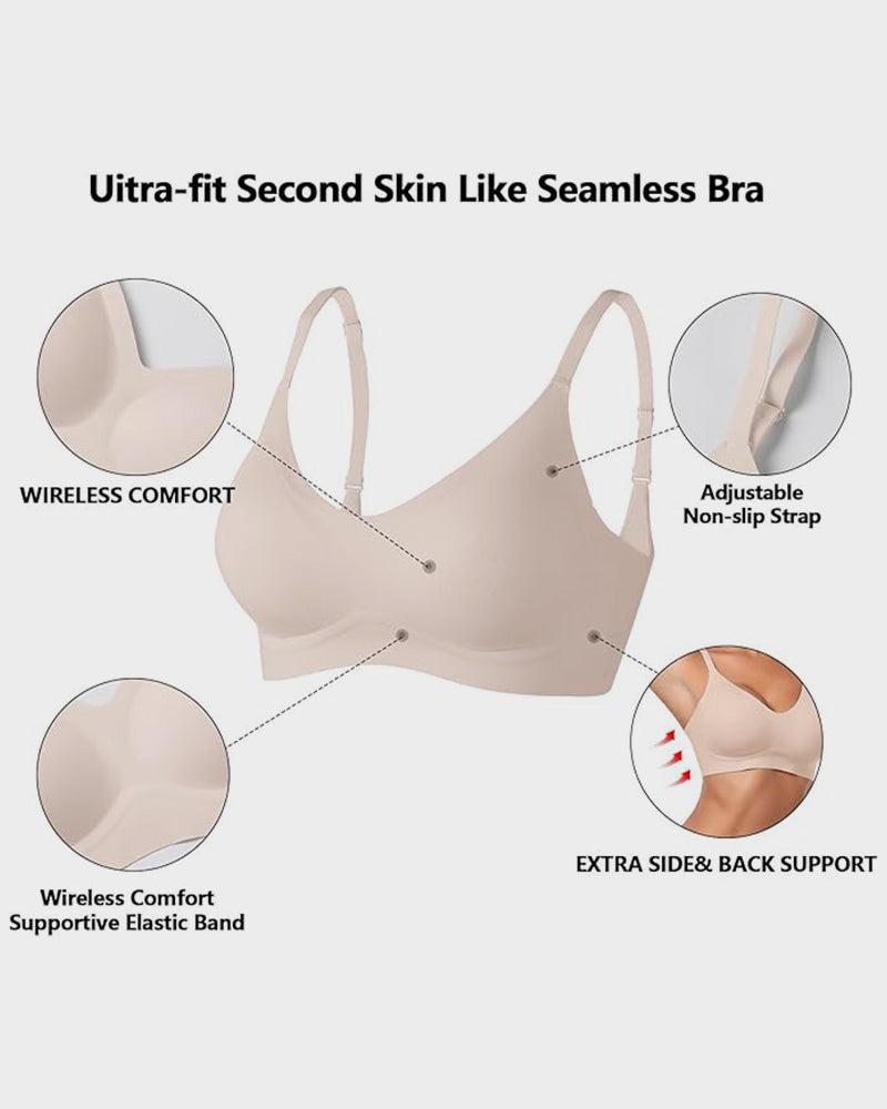 Seamless Soft Support Push Up Bra-11