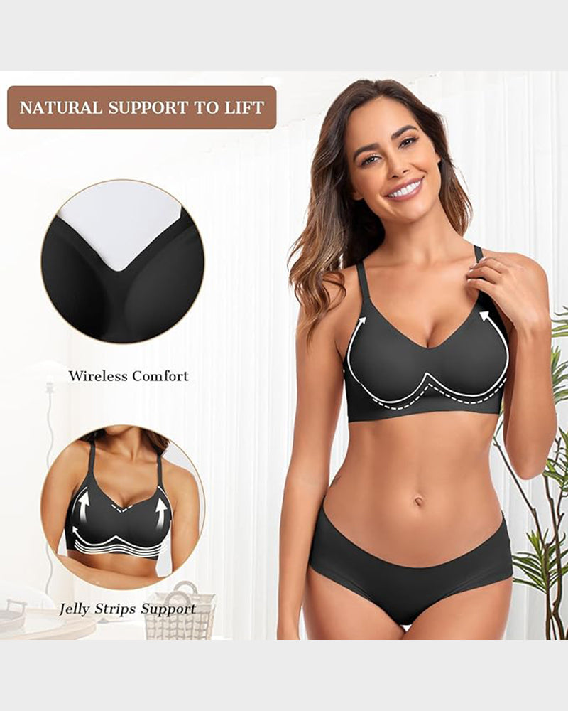 Seamless Soft Support Push Up Bra-7