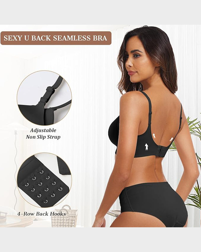 Seamless Soft Support Push Up Bra-8