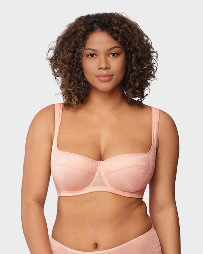 Shimmer Lightly Padded Balconette Bra-9
