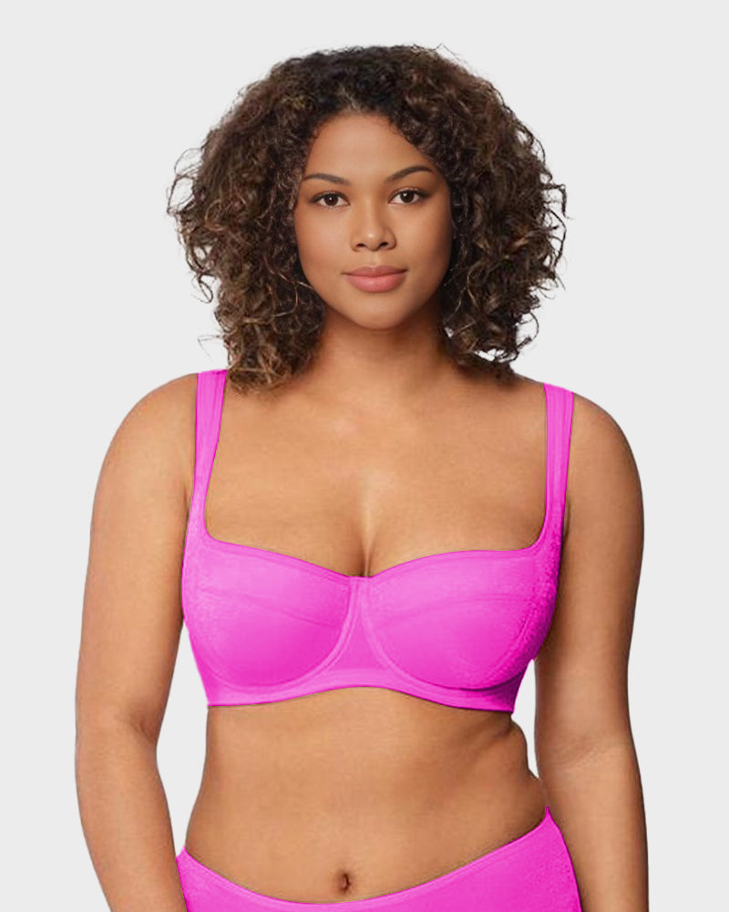Shimmer Lightly Padded Balconette Bra-4