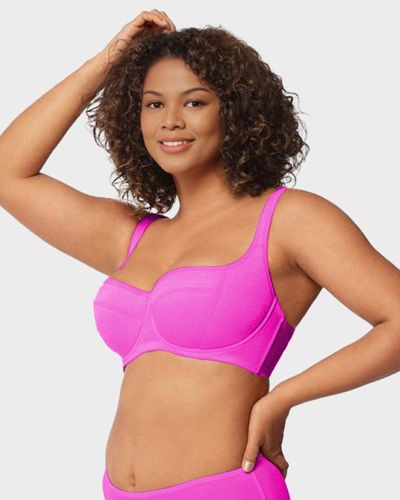 Shimmer Lightly Padded Balconette Bra-3