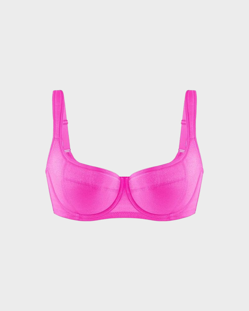 Shimmer Lightly Padded Balconette Bra-13