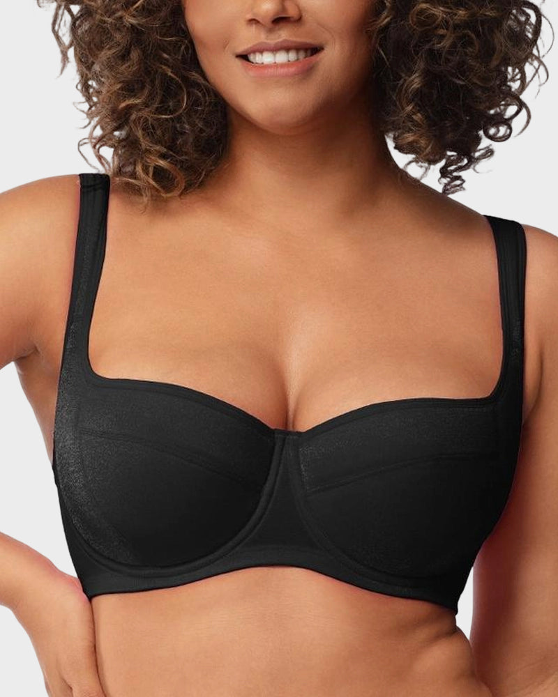 Shimmer Lightly Padded Balconette Bra-7