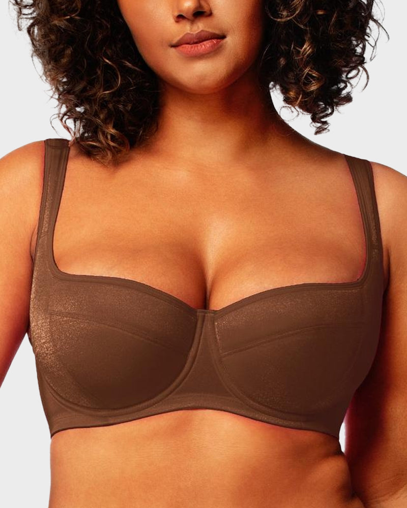 Shimmer Lightly Padded Balconette Bra-1