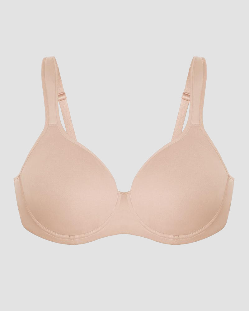 Soft Plus Size Full Coverage Unlined Minimizer Bra-6