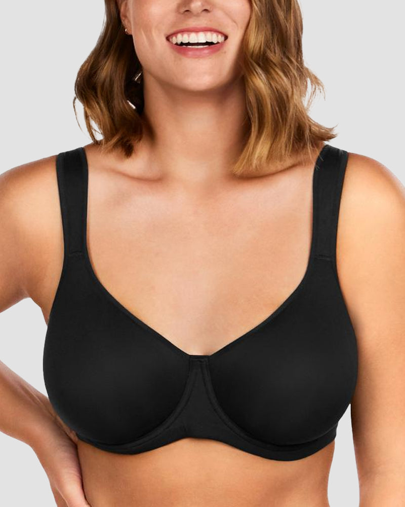 Soft Plus Size Full Coverage Unlined Minimizer Bra-1