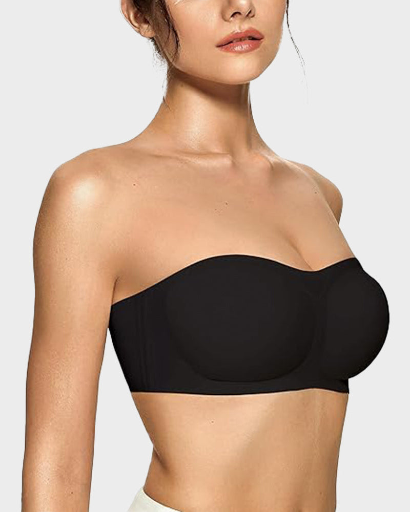 Women's Strapless Wireless Padded Bandeau Bra-8