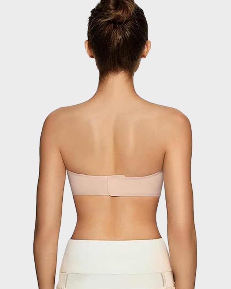 Women's Strapless Wireless Padded Bandeau Bra-7