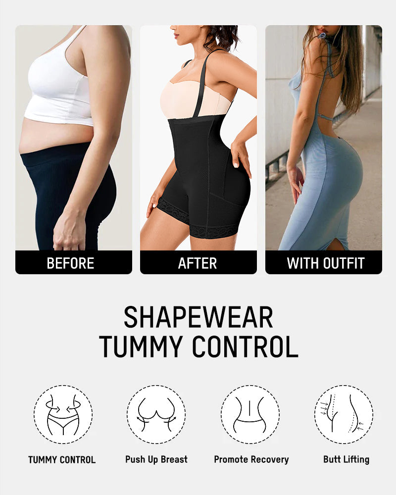 Tummy Control Butt Lifter Bodysuit-5