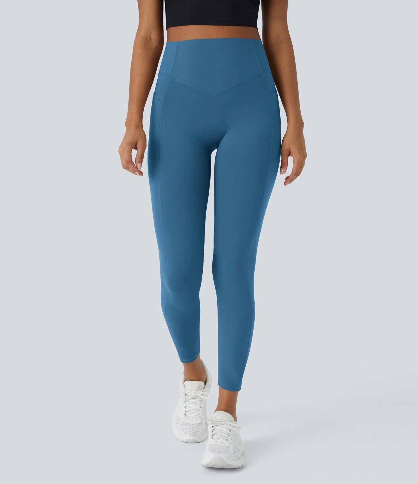 High Waisted Tummy Control Shaping Training Leggings-30