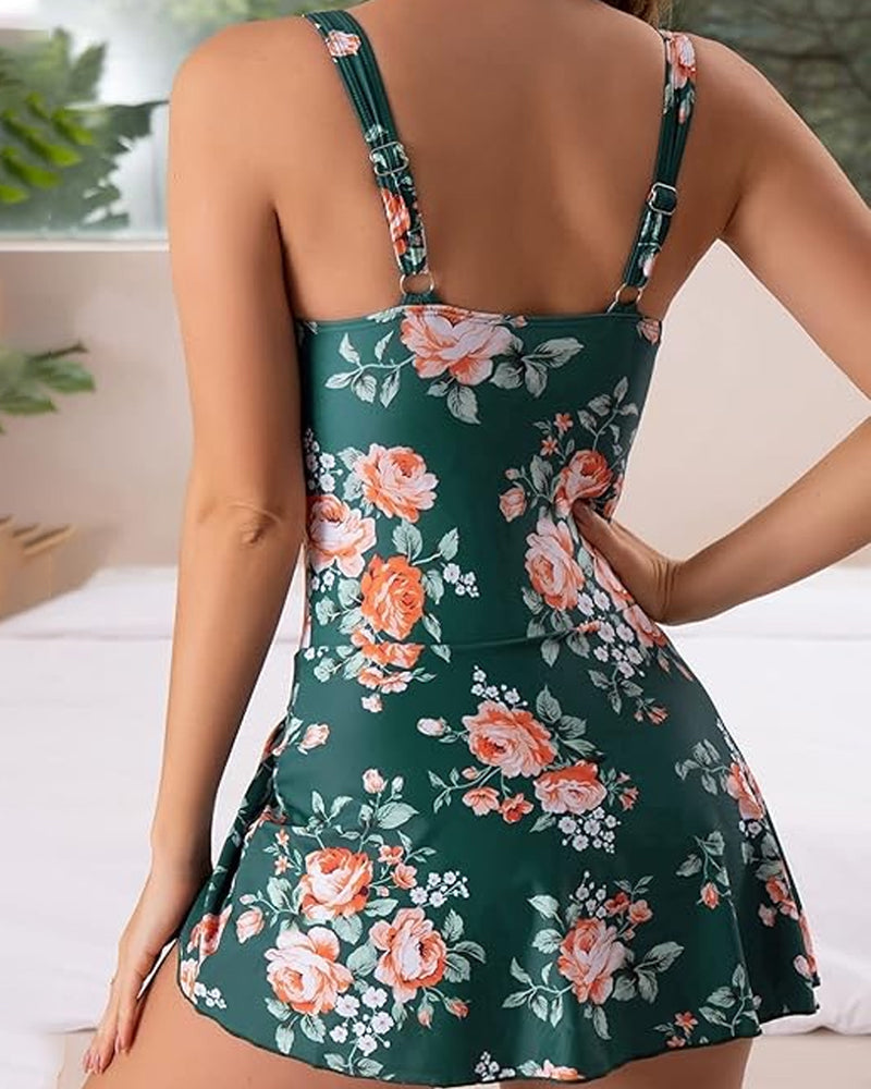🔥One Piece Tummy Control Tie Knot Swimsuits-27
