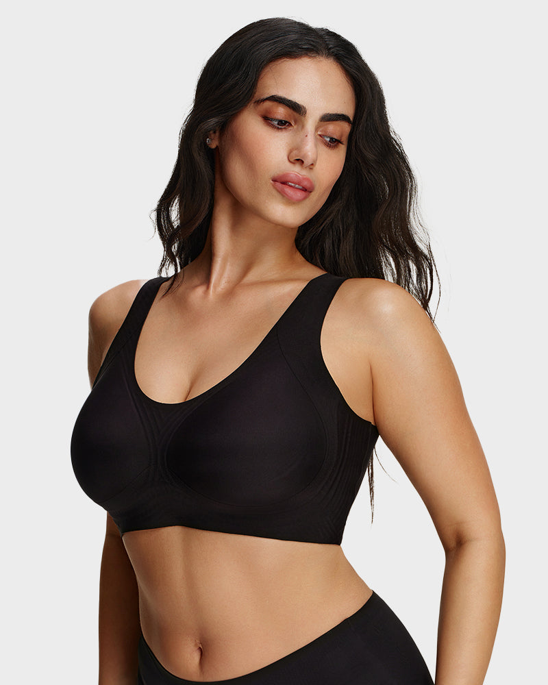 Wide-Strap Wireless Full-Cover Tank Bra-9