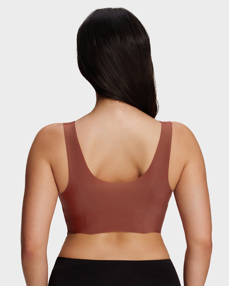 Wide-Strap Wireless Full-Cover Tank Bra-13