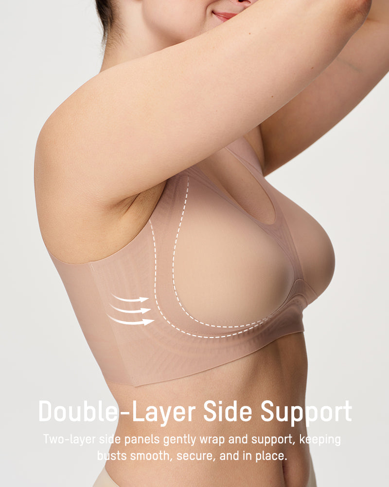 Wide-Strap Wireless Full-Cover Tank Bra-4