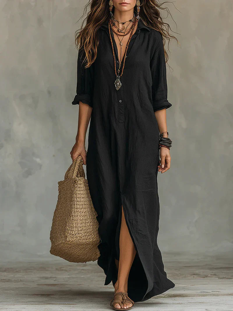 WILLOW | Effortless Maxi Dress Flattering Silhouette Versatile Daily Wear-1