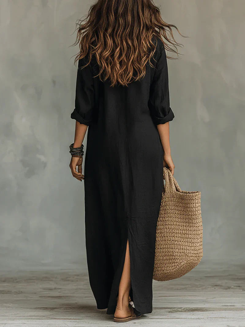 WILLOW | Effortless Maxi Dress Flattering Silhouette Versatile Daily Wear-3