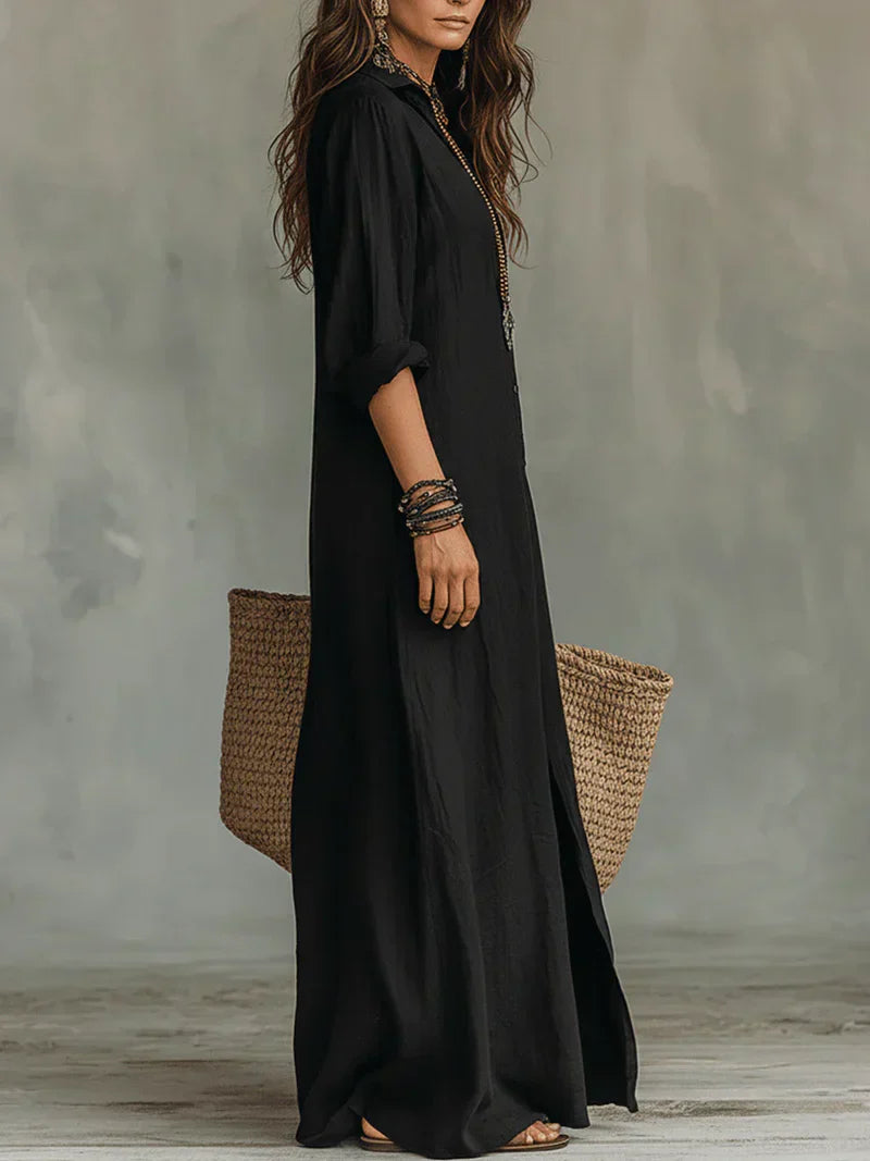 WILLOW | Effortless Maxi Dress Flattering Silhouette Versatile Daily Wear-2