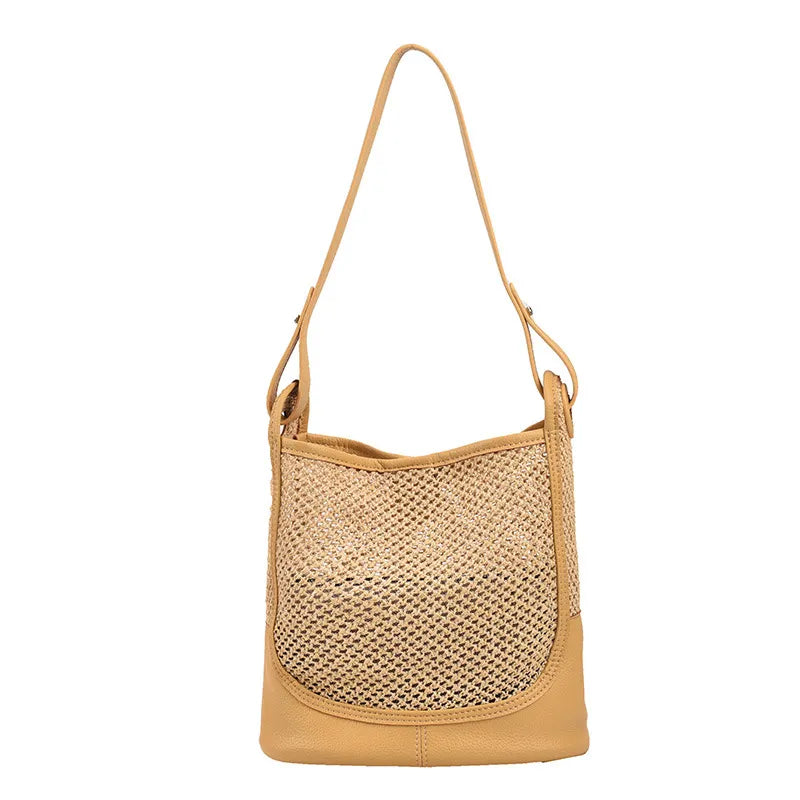 Sky | Large Capacity Tote Straw Bag-3