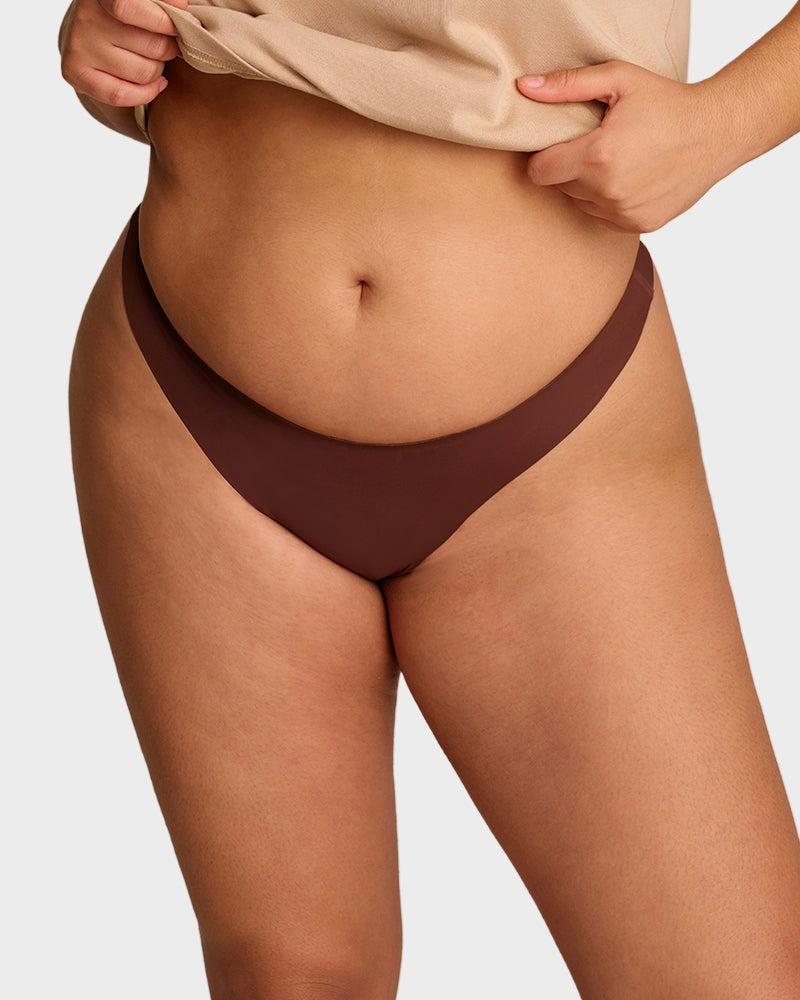 Comfort Seamless Sport Thong Panties-4
