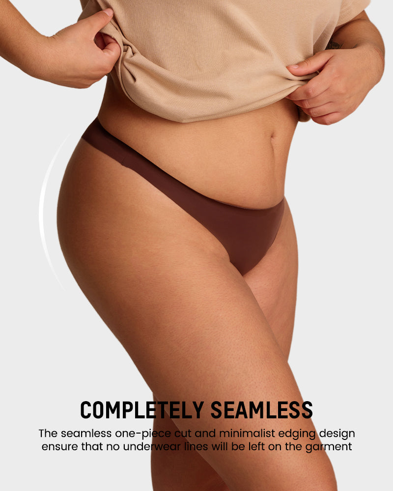 Comfort Seamless Sport Thong Panties-2