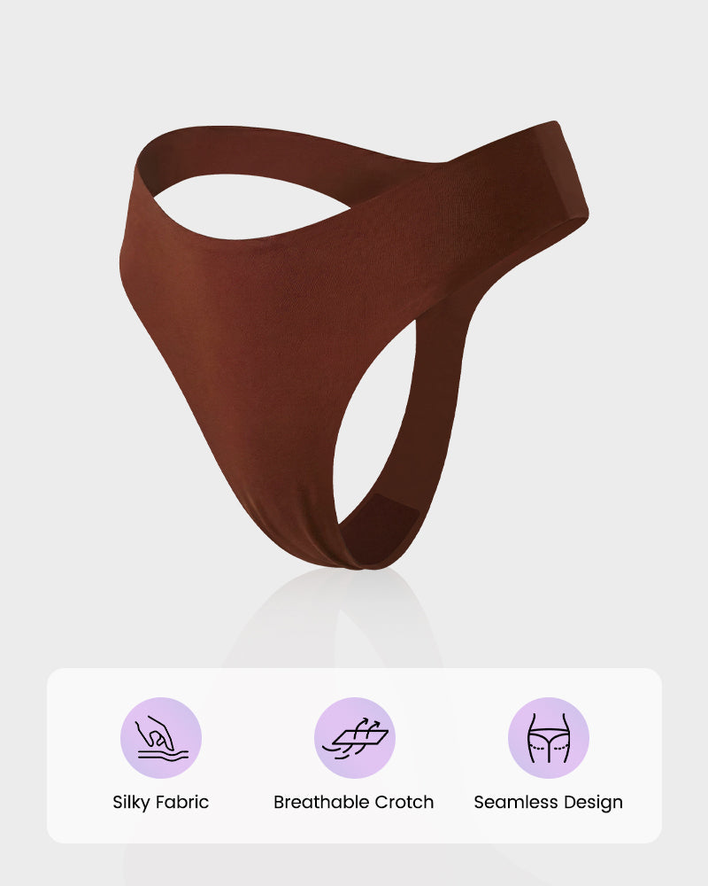 Comfort Seamless Sport Thong Panties-9