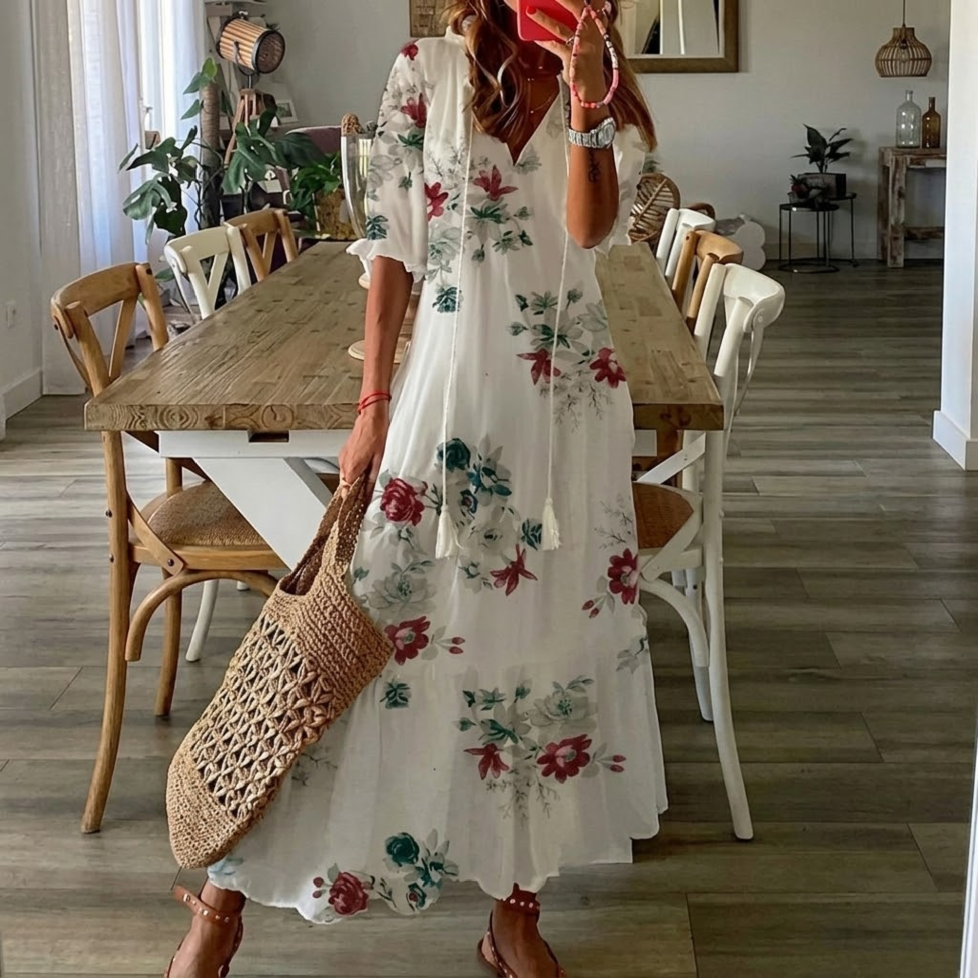Darcia - Boho Vintage Summer Dress-1