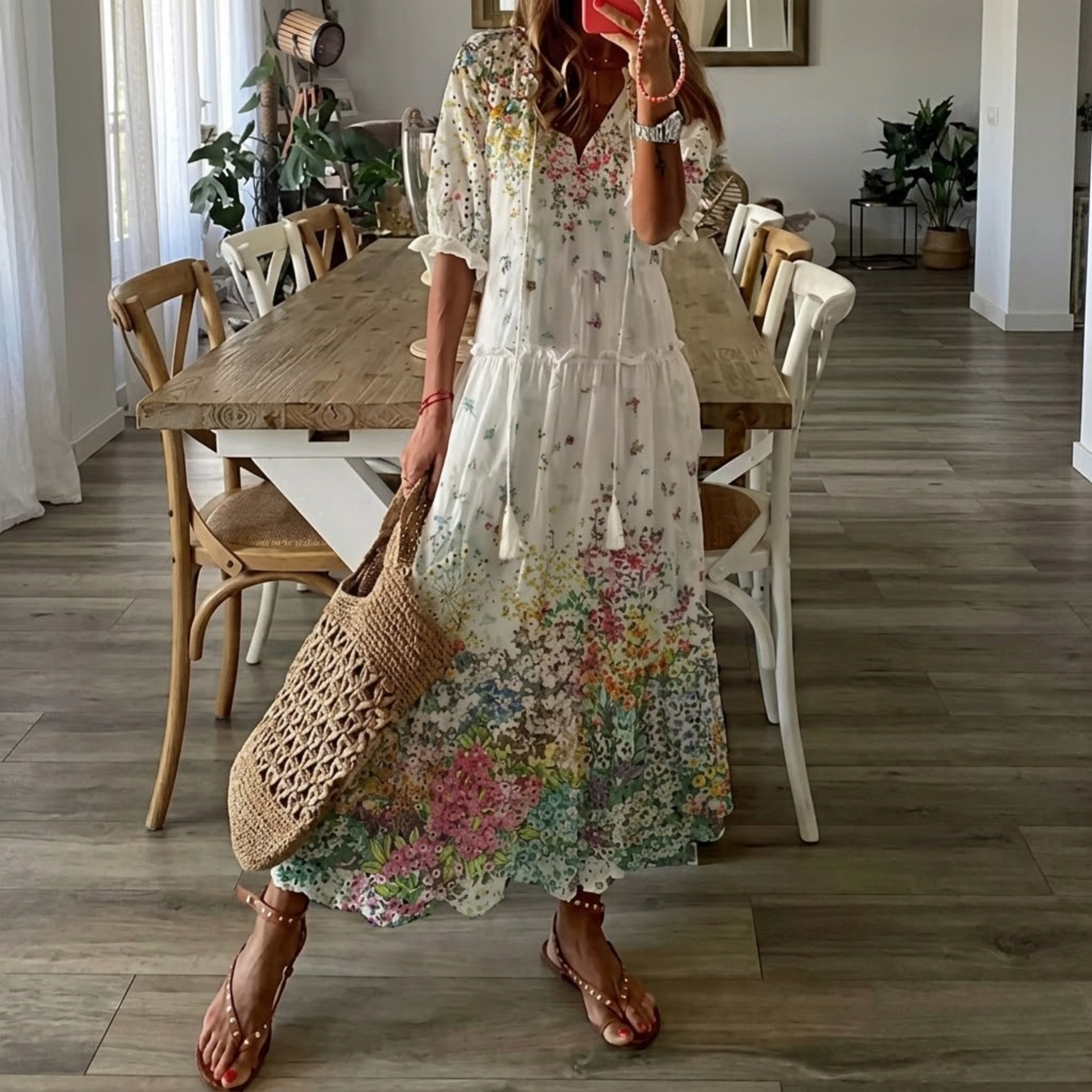 Ada - Boho Vintage Summer Dress-1